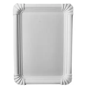 Plate Papstar 11074 Disposable Rectangular Cardboard 165x230mm