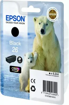 Epson Claria Premium Singlepack Black 26 tintes kārtridžs Photo 2