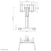 Моторизованная напольная стойка Neomounts PLASMA-M2500TBLACK Photo 8