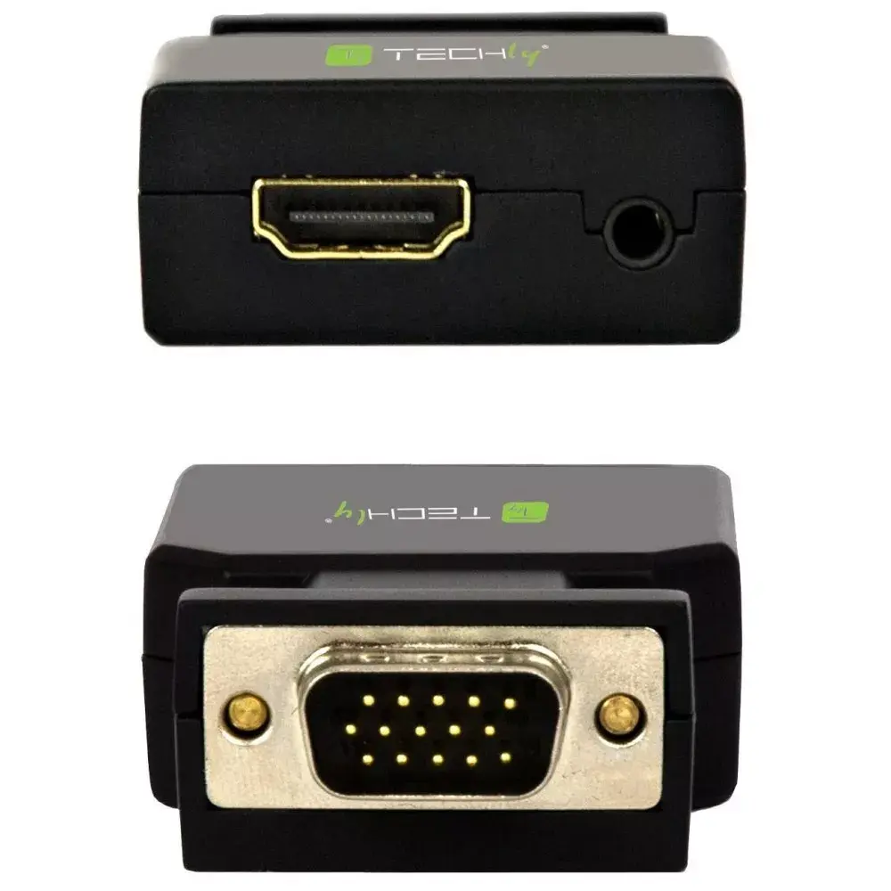 Mini Converter VGA and Audio to HDMI Techly IDATA VGA-HDMINI Photo 5