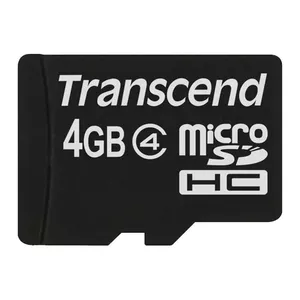 MicroSDHC card Transcend 4GB interface MicroSDHC model TS4GUSDC4