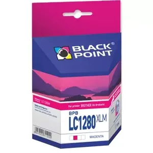 Картридж BLACKPOINT BPBLC1280XLM совместимый для Brother — магента, краситель, 15 мл, ~1200 стр., 1 шт.