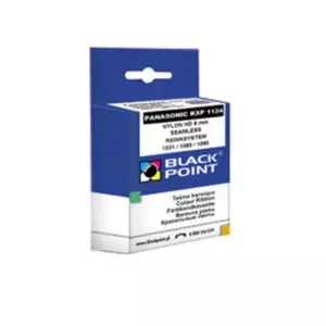 Blackpoint KBPP1090 dot matrix printer ribbon, 8 mm × 1.8 m, black, compatible with KXP/KD models