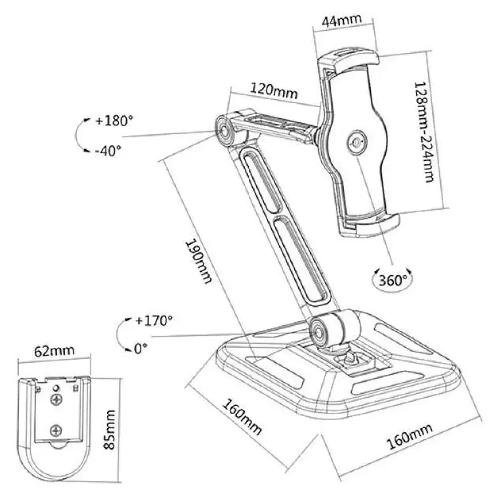 Passive holder Techly ICA-TBL 2801 Photo 4
