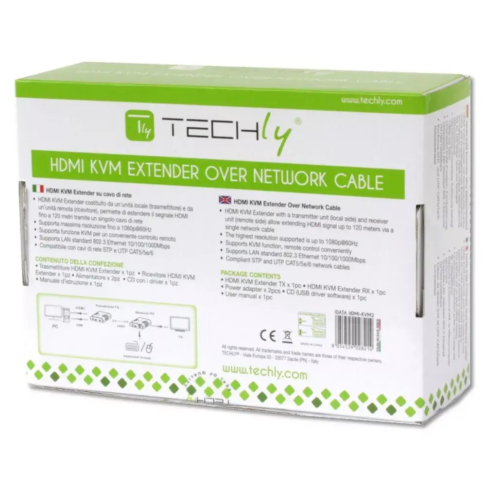 KVM pagarinātājs Techly IDATA HDMI-KVM2 Photo 9