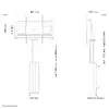 Motorizēts sienas stiprinājums Neomounts PLASMA-W2500BLACK Photo 7