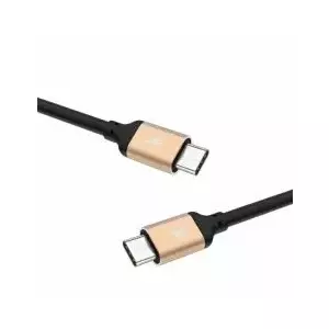 Кабель передачи данных USB Type-C — Type-C Joyroom S-M330, 2 м, черный/золотистый