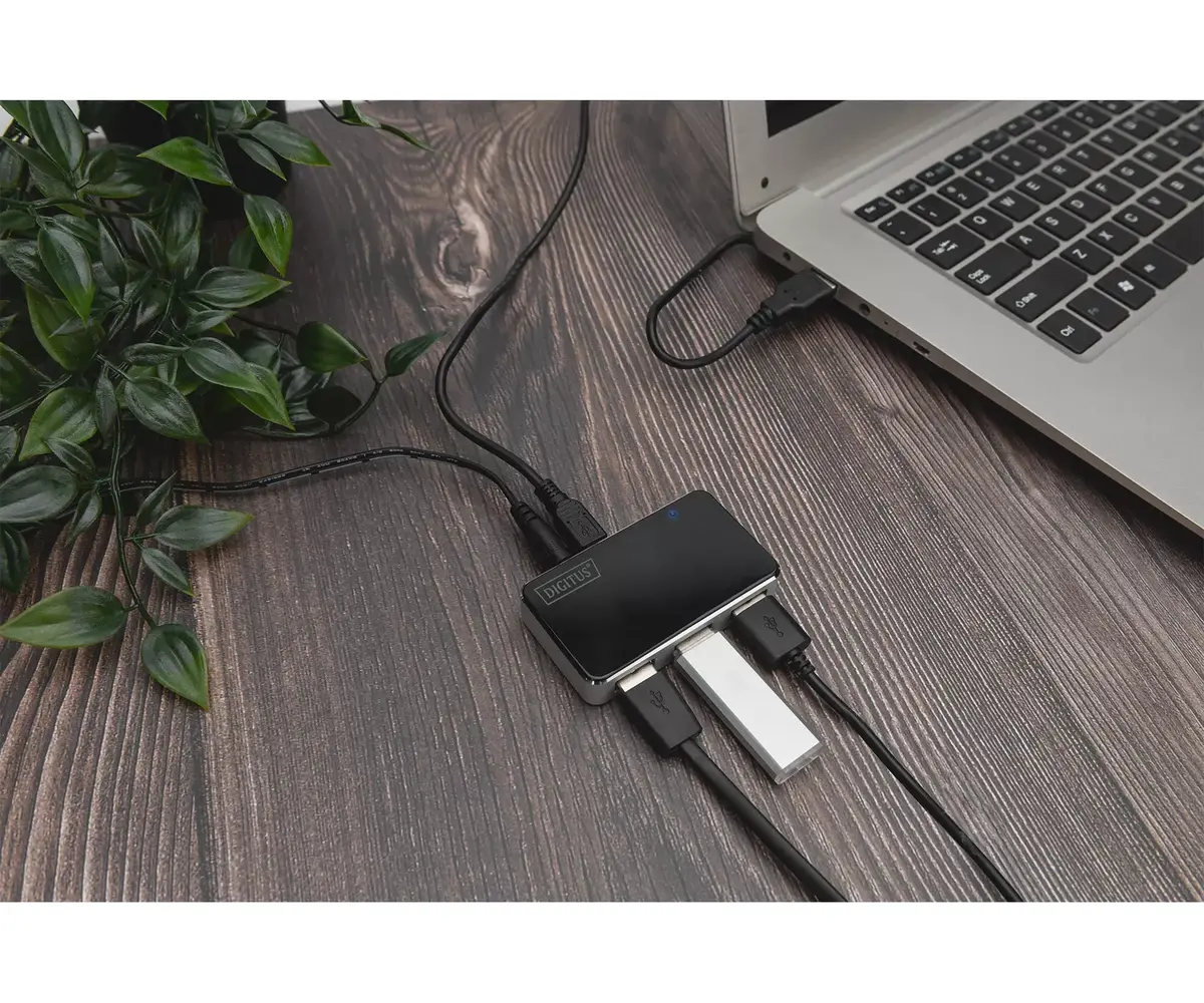 USB Хаб Digitus USB 2.0 4-Port Hub Photo 5