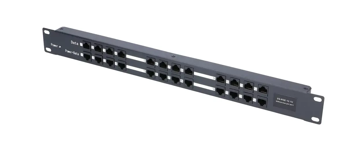 PoE Injector Extralink 12 Port 12x 100Mb/s RJ45 Photo 5
