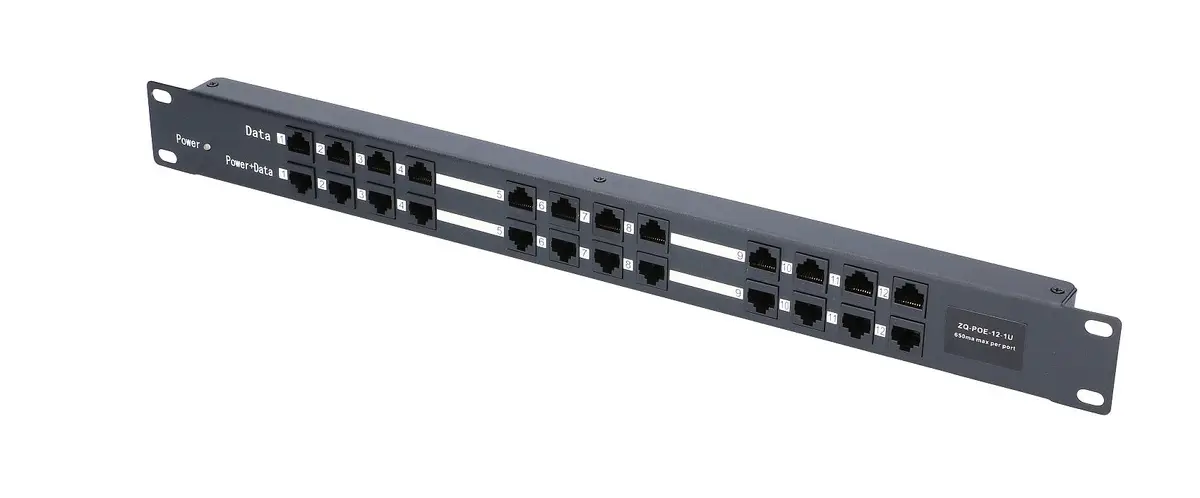 PoE Injector Extralink 12 Port 12x 100Mb/s RJ45 Photo 6