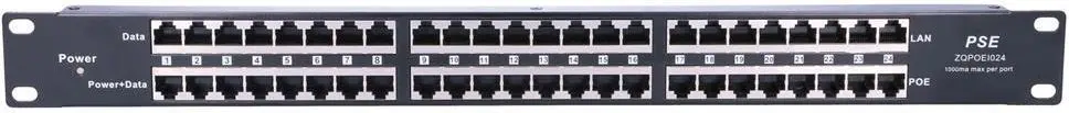 PoE инжектор Extralink 24 порта 24x 100Mb/s RJ45 Photo 6