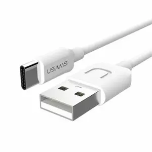 USB-C to USB charger cable, usams U-Turn US-SJ099, TPE, 1 m, 2A, white