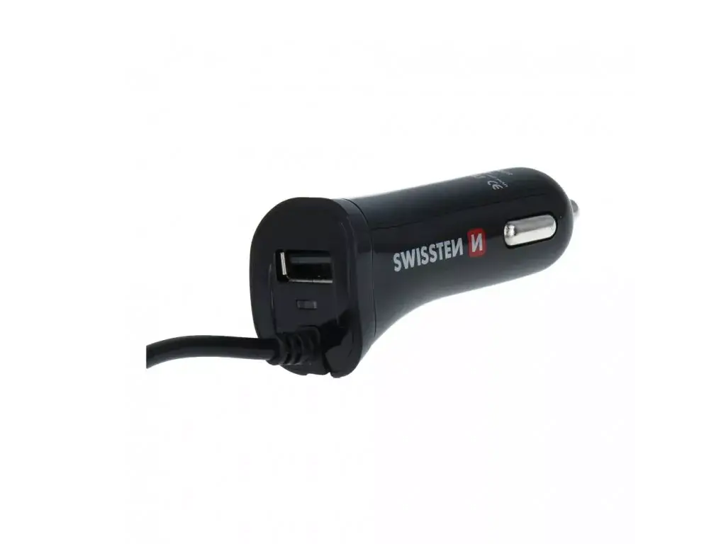 Auto lādētājs Swissten Micro-USB/USB SW-CCH-DU2.4A-B Photo 4