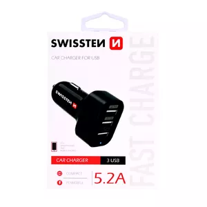 Зарядное устройство Авто Swissten 20111200 Универсальное Черное DC
