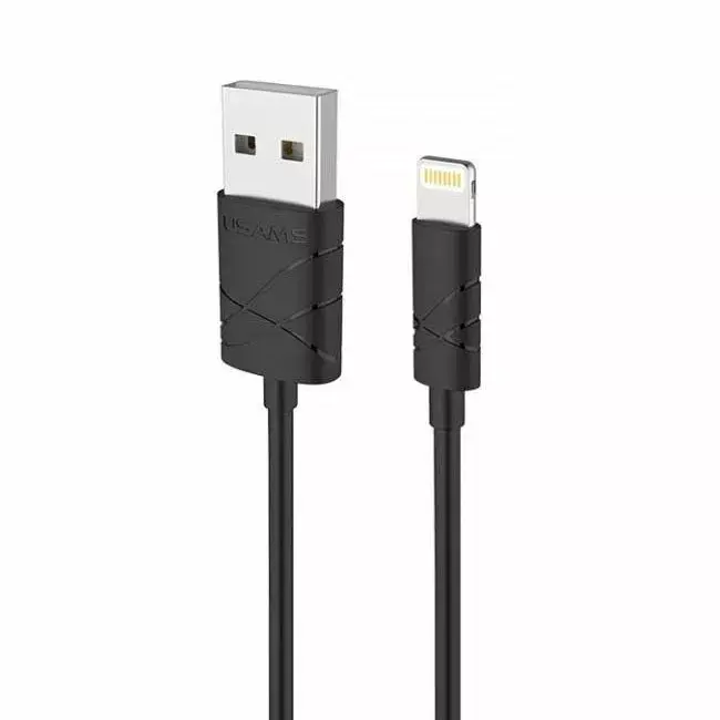 Кабель USAMS U-Gee USB - Lightning 1 м, черный Photo 2