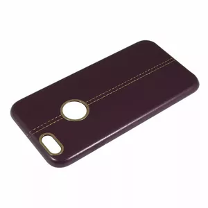 NOMAD Excellent Leather Back Case Aizmugurējais Apvalks Priekš Samsung J510 Galaxy J5 (2016) Ķiršu krāsā