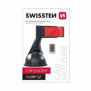 Car window device holder SWISSTEN S-GRIP S2 with 360° rotation for devices 3.5"–6.0"