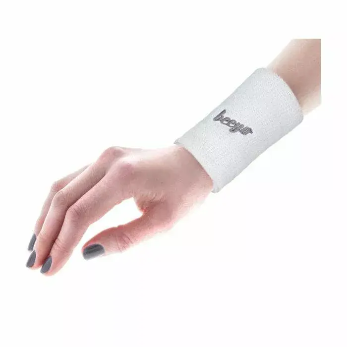 Спортивный напульсник Beeyo Sport Frotte White Photo 2