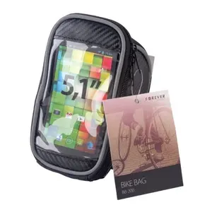 Bike phone bag forever BB-200 for phones up to 5.1" with touchscreen window