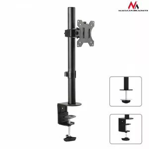 Monitoru stiprinājums MACLEAN MC-751 priekš 13"–32" ekrāniem, regulējama galda roka, VESA