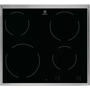 Electrolux EHF6240XXK Черный Встроенный 57.6 cm Керамический 4 зона(ы)