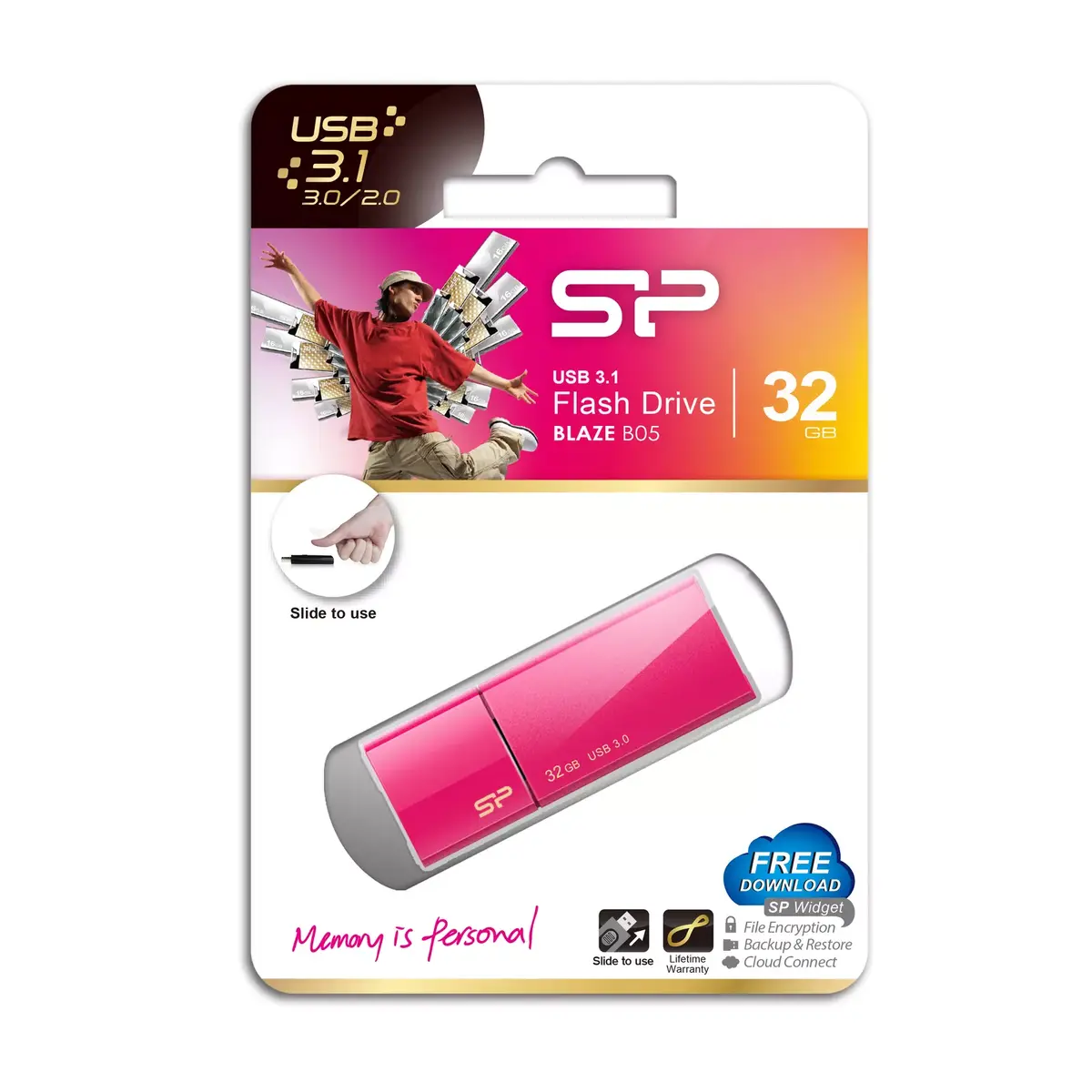 USB флеш-память Silicon Power 32 ГБ Blaze B05 Photo 9