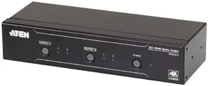 KVM switch ATEN VM0202H Rack mounting Black