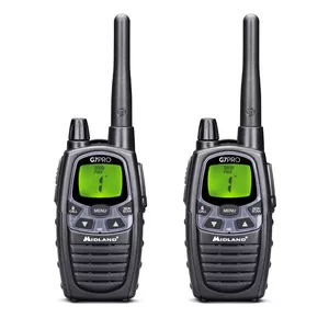 Midland G7 Pro Walkie Talkie rācija 69 kanāli 446.00625 - 446.09375 MHz Melns