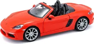 Die-cast model car Bburago Porsche 718 Boxster 1:24 scale, detailed miniature, collector model