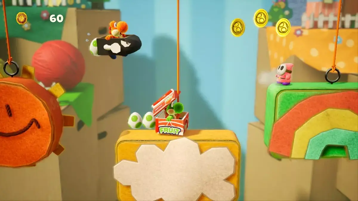 Игра Nintendo Yoshi's Crafted World Switch Photo 7