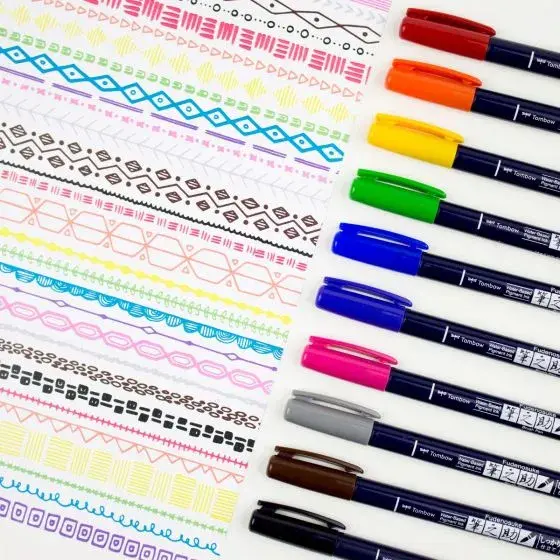 Набор фелт-писцов TOMBOW WS-BH-10P Photo 10