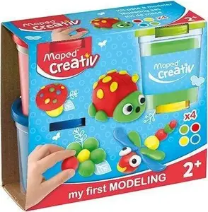 Modeling Clay Set Maped Creativ My First, 4-piece set, easy to knead, for children from 2 years