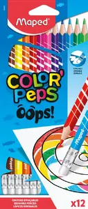 Graphite pencil set Maped Color’Peps 832812 — triangle housing, 12 pcs, hanging box