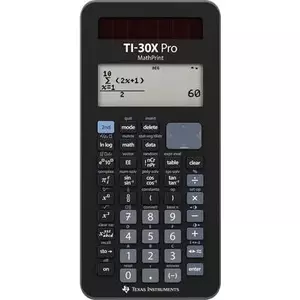 Scientific calculator Texas Instruments TI-30X Pro MathPrint (model 30XPROMP/TBL/2E5) with MathPrint display