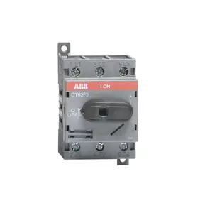 ABB OT63F3 3-Pole Knob Switch, 63A, 600V AC