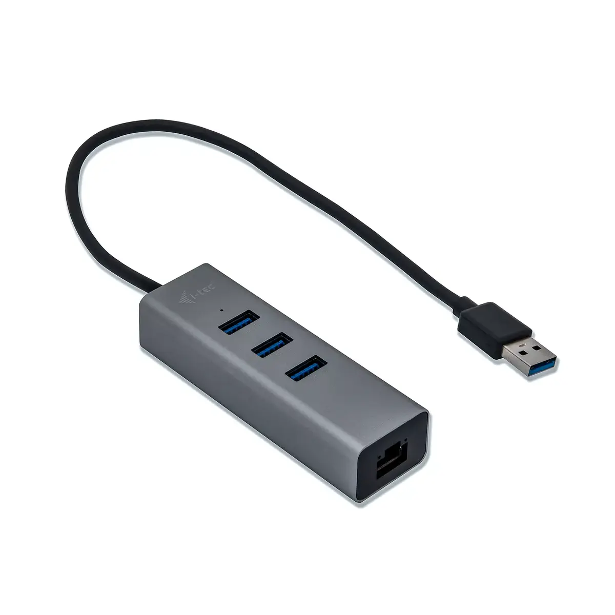 USB hub i-tec Metal USB 3.0 HUB 3 Port + Gigabit Ethernet Adapter Photo 2