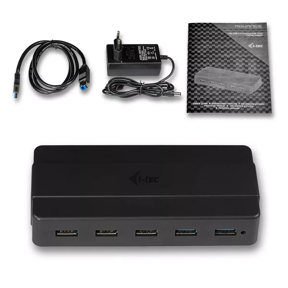 USB хаб i-tec USB 3.0 Charging HUB 7 Port Photo 5