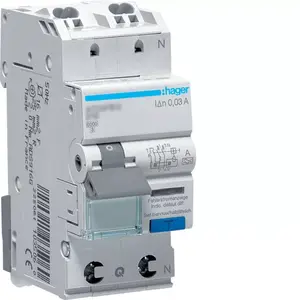 Дифференциальный автомат Hager ADS910D 1P+N 10A 30мА Тип A