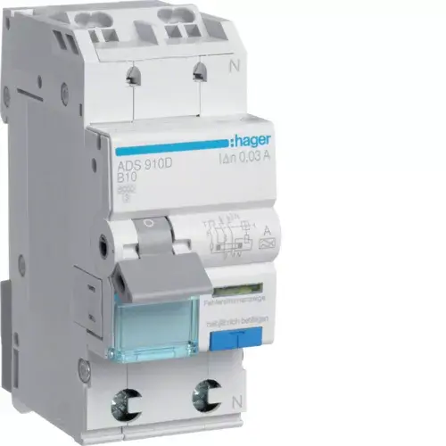 Hager ADS910D noplūdes strāvas automāts Photo 2