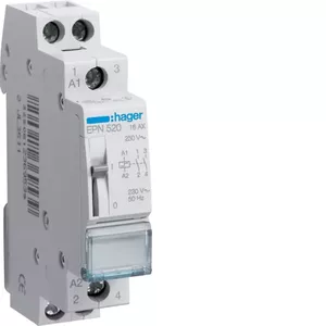 Hager EPN520 impulsu relejs 16A 230V AC 2NO