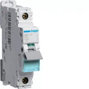 Автоматический выключатель Hager NBN116 1P 16A