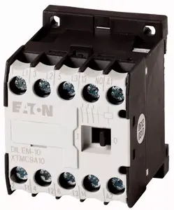 Eaton DILEM-10-G Contactor, 3-Pole, 12V DC Coil, 1 NO Auxiliary Contact