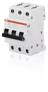ABB S203-C40 Miniature Circuit Breaker, 3-Pole, Type C, 40A, 230/400V