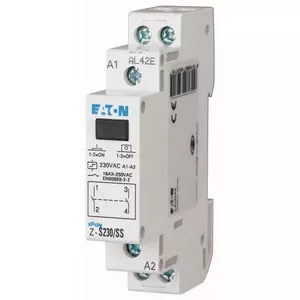 Импульсное реле Eaton Z-S230/SS, 230В переменного тока, 50Гц, белый