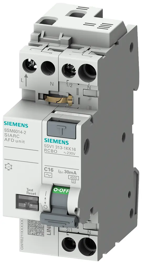 Дифференциальный автомат Siemens RCBO compact 6kA Type A 30mA C2 Photo 2