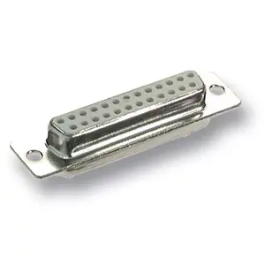 Wire connector EFB Elektronik 28606.1 — D-sub 15-pin, tinplate, grey