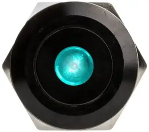 DimasTech Vandalizmas aizsargāts slēdzis/poga 22 mm Blackline Dot RGB PD219