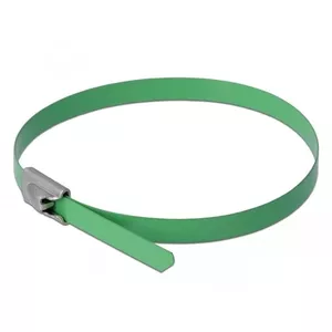Cable Tie DeLOCK 18801 Steel Green 200mm 10 pcs