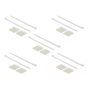 Cable Tie Mount DeLOCK 18679 White Nylon 10 pcs