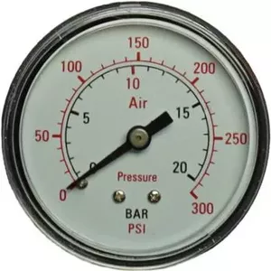 Pressure Gauge (Manometer) Aerotec rear connection external thread 1/4" model 9414582